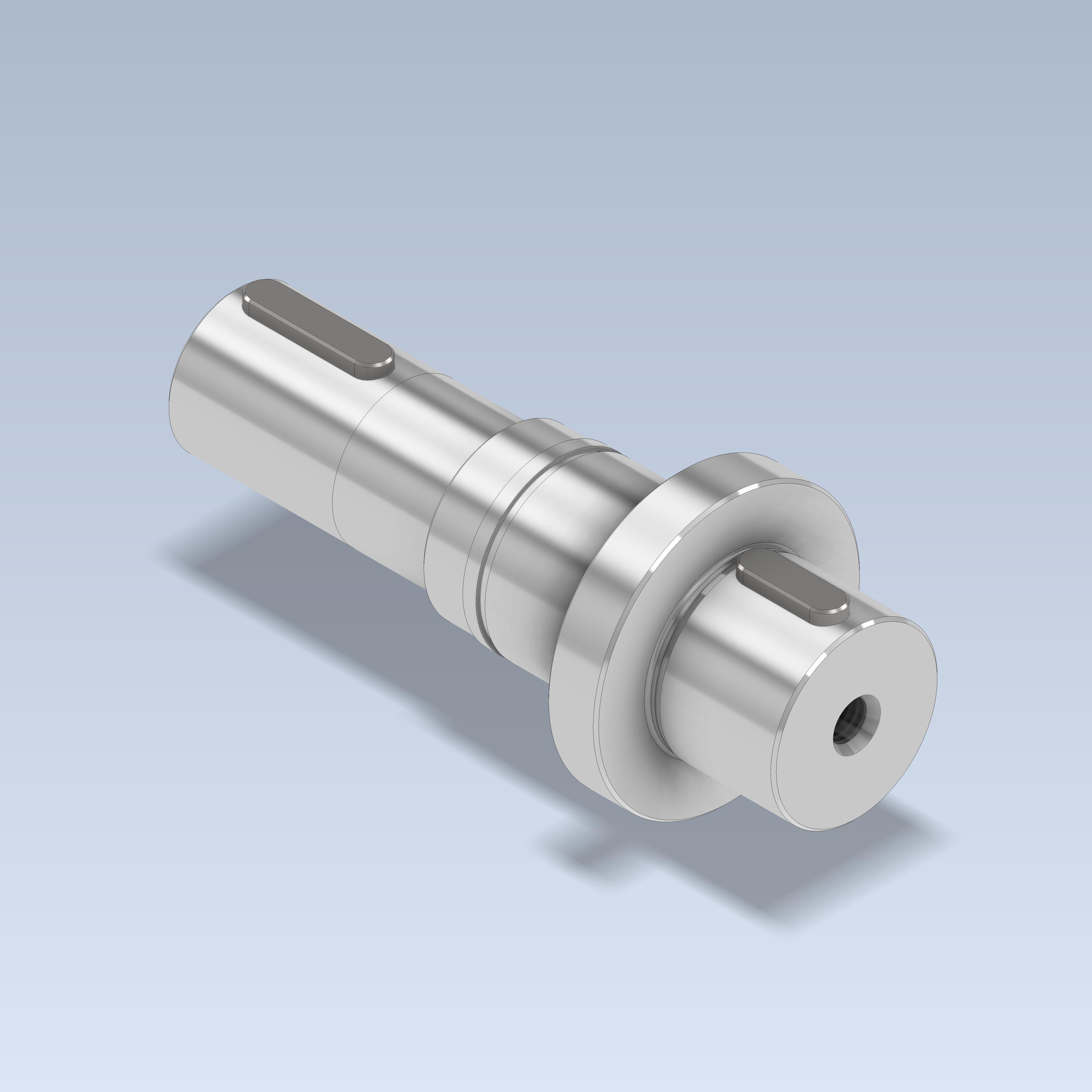DRIVEN SHAFT FOR SPIRAL HEAD COMPLET