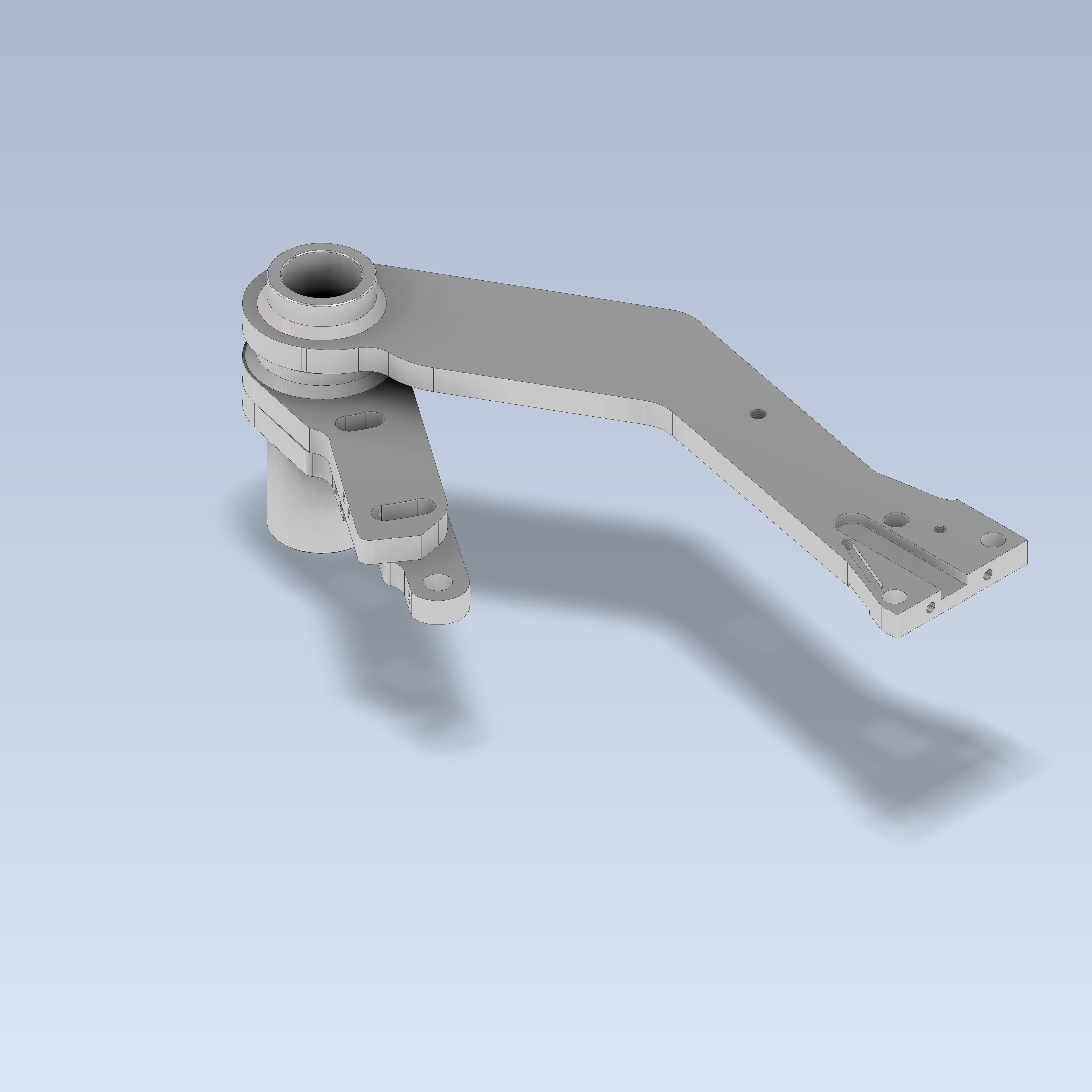 SUPPORT LEVER FOR SHELLS