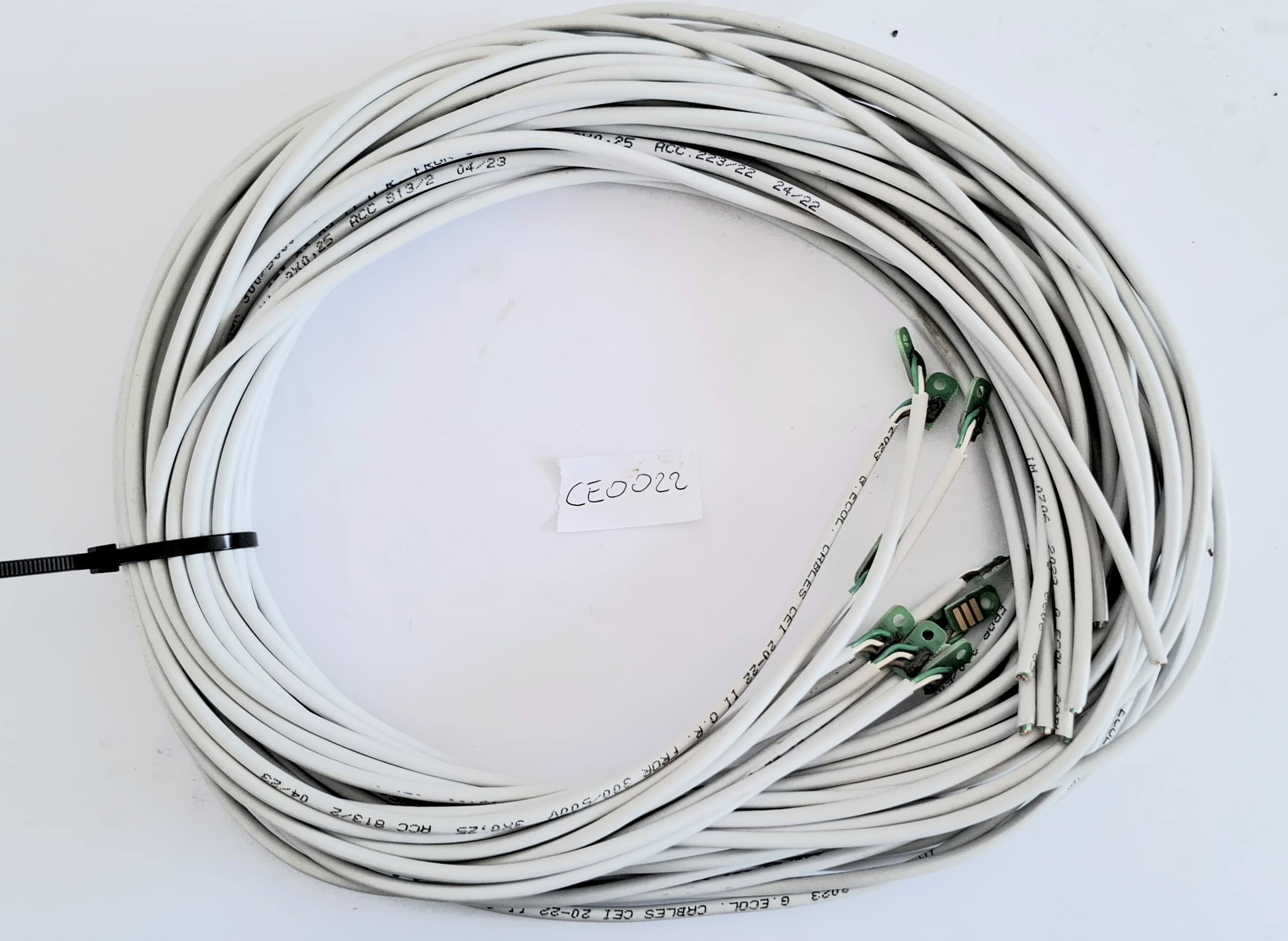 BASE CONT. CAPTEUR SUP AVEC CABLE 3X0.25