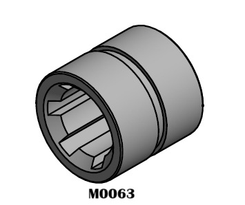MOYEU RAINURE POUR ARBRE M0064