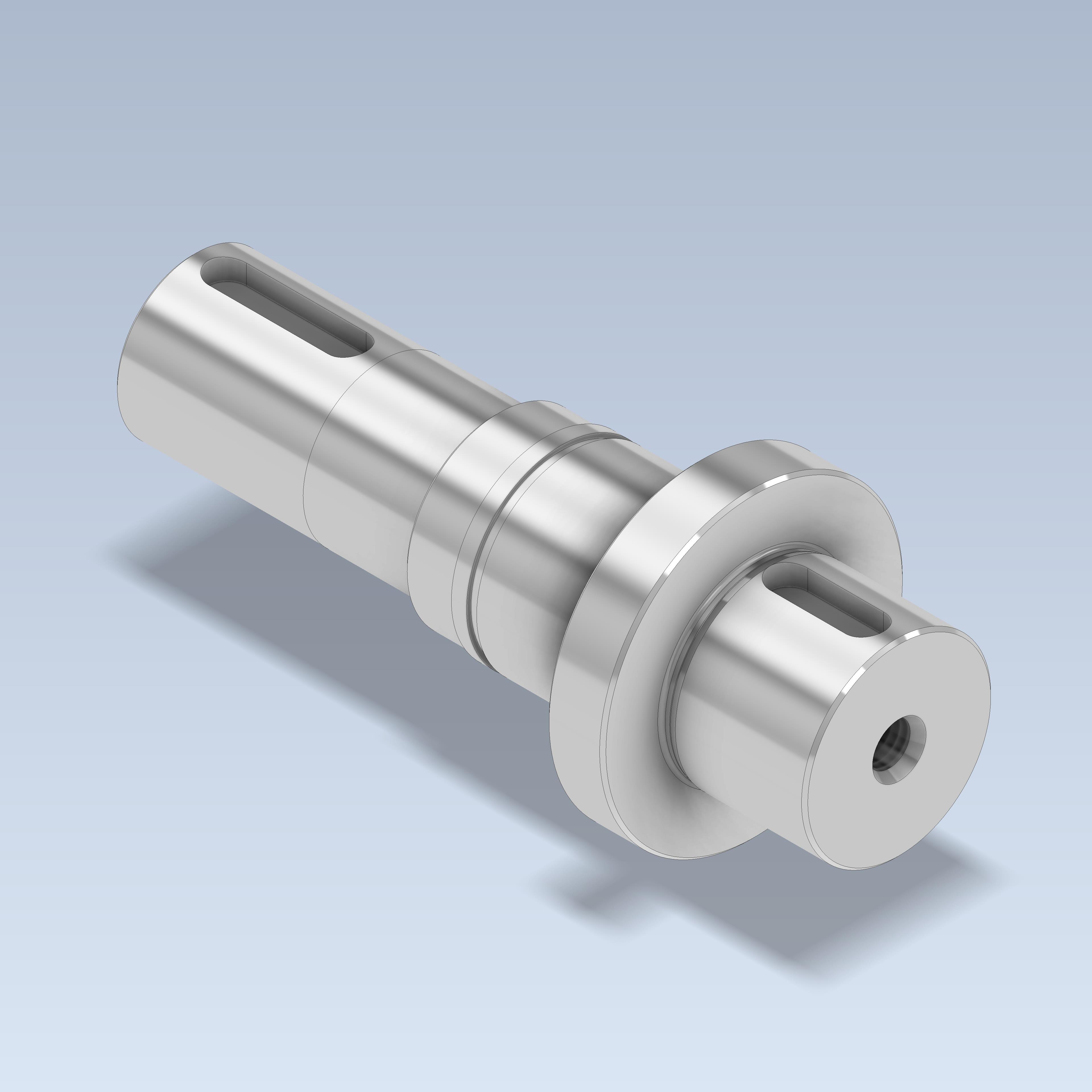 DRIVEN SHAFT FOR SPIRAL HEAD